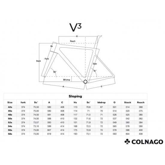 COLNAGO V3 Disc 2023 road bicycle SRAM Rival ETAP 12S