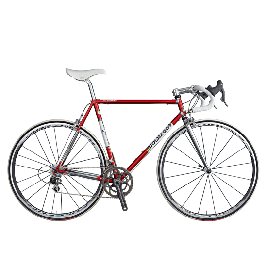Colnago Master X-Light Saronni bordó acél országúti kerékpár vázszett