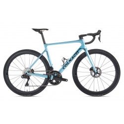 COLNAGO kerékpár országúti V4 Disc tárcsafékes Shimano 105 Di2 Vision SC45 karbon kerékkel és CC01 integrált kormánnyal