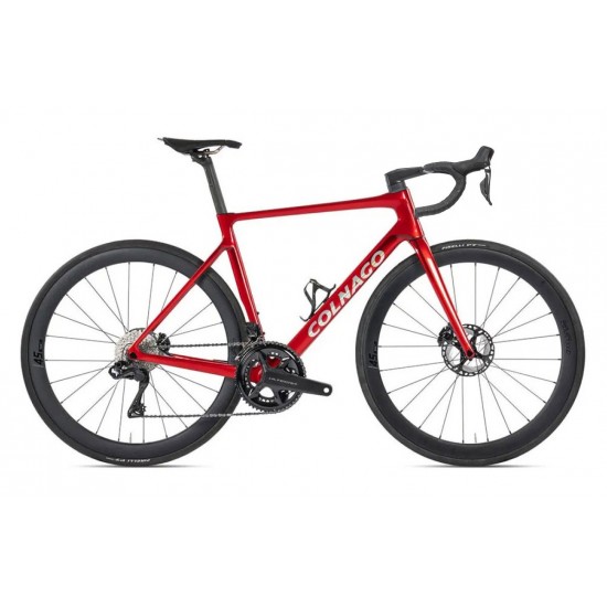 COLNAGO kerékpár országúti V4 Disc tárcsafékes Shimano ULTEGRA Di2 R8170 Vision SC45 karbon kerékkel és CC01 integrált kormánnyal
