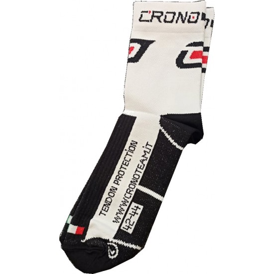 CRONO cycling socks - white