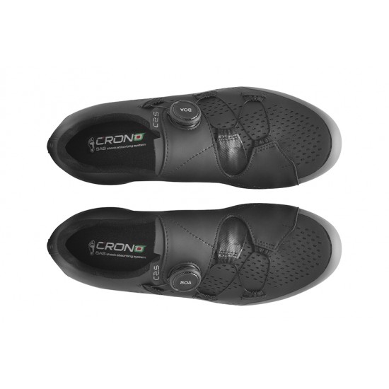 Crono CR2.5 road cycling shoes with BOA L6 fastening knob system