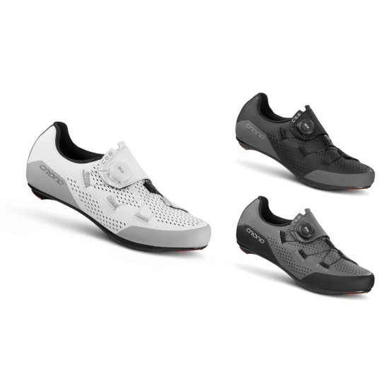 Crono CR2.5 road cycling shoes with BOA L6 fastening knob system