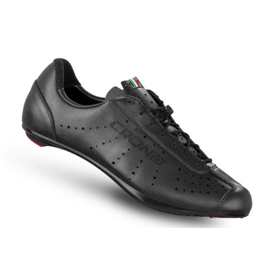 Crono CV1 road cycling shoes, full carbon or carbocomp composite sole, lace closure, vintage look