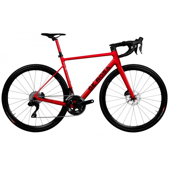 DE ROSA 838 országúti karbon kerékpár tárcsafékes, SRAM New Rival PowerMeter, Fulcrum Soniq AL