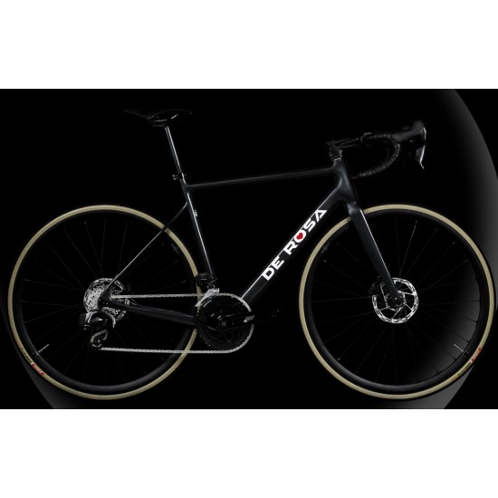 DE ROSA 838 országúti karbon kerékpár tárcsafékes, SRAM New Rival PowerMeter, Fulcrum Soniq AL