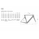 DE ROSA országúti kerékpár 838 tárcsafékes Shimano 105 Di2