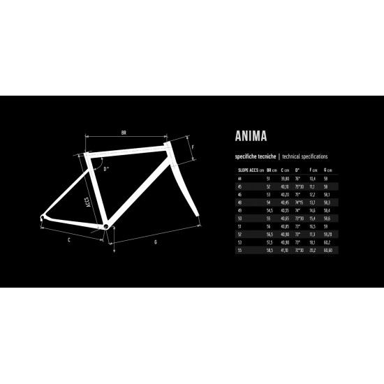 De Rosa Anima road bicycle titan titanium frame fork frameset