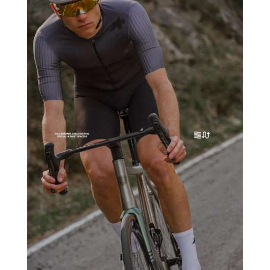 DEDA Alanera RS DCR aerodinamic integrated road bicycle carbon handlebar, integrated - hidden cable routing