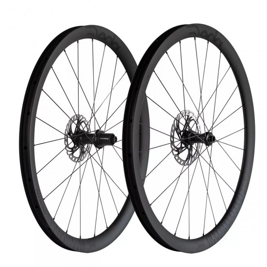 DEDA Allroad DB road / gravel bicycle disc brake karbon wheelset, tubeless ready