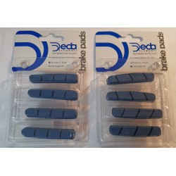 DEDA országúti kék fékbetét (2 pár) Shimano / Campagnolo fékekhez, karbon felnihez