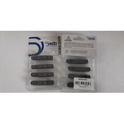 DEDA országúti szürke felni fékbetét (2 pár) Shimano / Campagnolo fékekhez, karbon felnihez