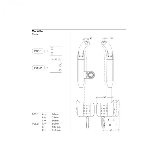 DEDA Fast Pro carbon road bicycle / time trial / triathlon handlebar extensions