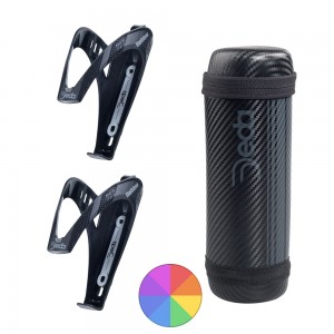 2x DEDA Gabbia kerékpáros kulacstartó + ZIP tok