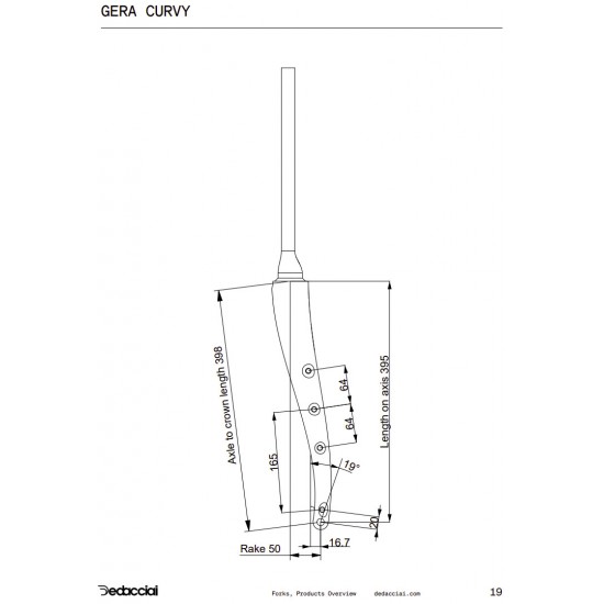Deda villa gravel országúti kerékpár karbon CURVY első villa