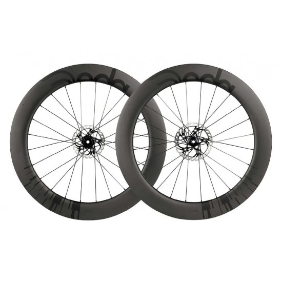 DEDA SL7 DB road bicycle disc brake karbon wheelset, tubeless ready