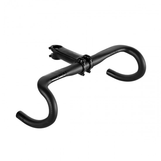 DEDA Superzero RS alu alloy aero ergonomic handlebar, hidden / integrated cable routing