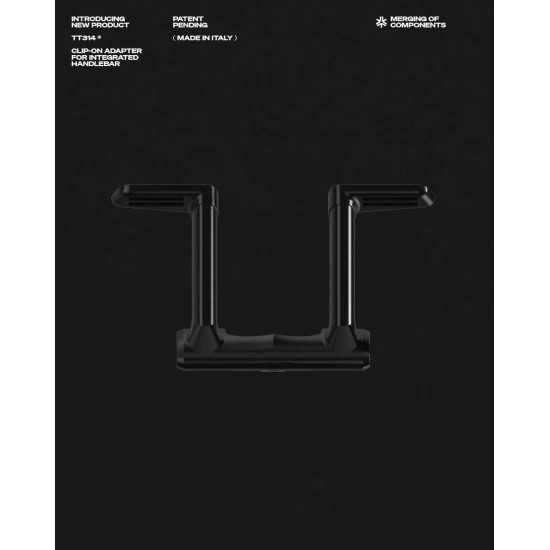 Deda TT314 clip-on időfutam triatlon könyöklő adapter kit harmadik gyártó karbon integrált kormányhoz Canyon Giant Pinarello Ridley Scott