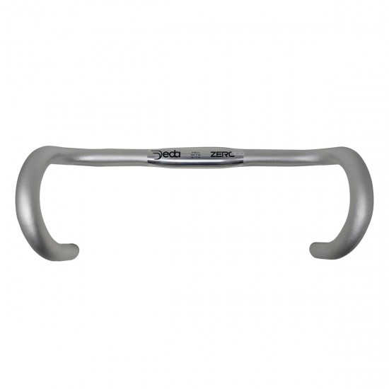 DEDA Zero 100 silver polish road bicycle handlebar and stem, limited edition