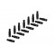 ELVEDES inline shift cable adjuster, 15pcs, 4.3mm ELV2014062