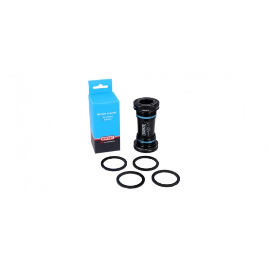 ELVEDES bottom bracket Thread Fit BSA mtb mountain bike 1.37 x 24 T 68 - 73 mm Shimano Hollowtech II 24 mm spindle 2018066