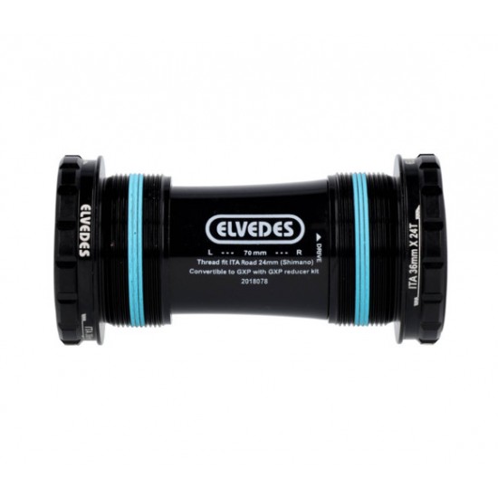 ELVEDES bottom bracket Thread Fit 24 mm spindle ITA 36x24 70 mm frame 2018078
