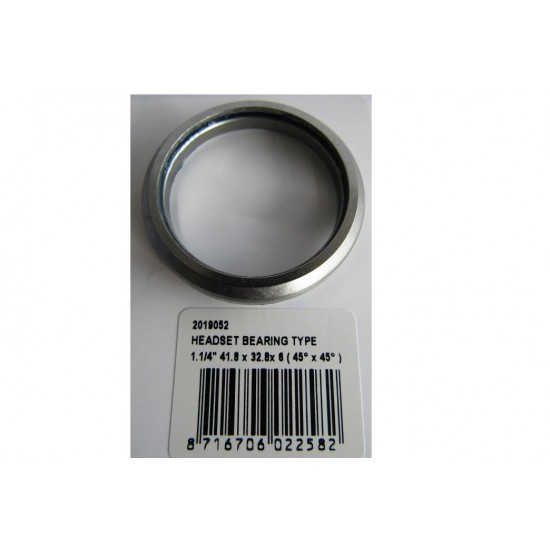 ELVEDES headset bearing high precision sealed 1 1/4 inch 41.8 × 32.8 × 6 mm 45° x 45° 2019052 ELVEDES headset bearing high precision sealed 1 1/4 inch 41.8 × 32.8 × 6 mm 45° x 45° 2019052