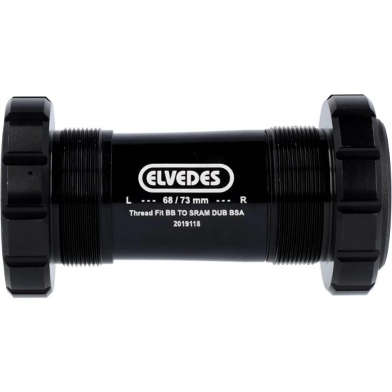 ELVEDES középcsapágy Thread Fit SRAM DUB BSA 1.37 x 24 angol menetes országúti MTB 68 - 73 mm, 29 mm tengely 2019118