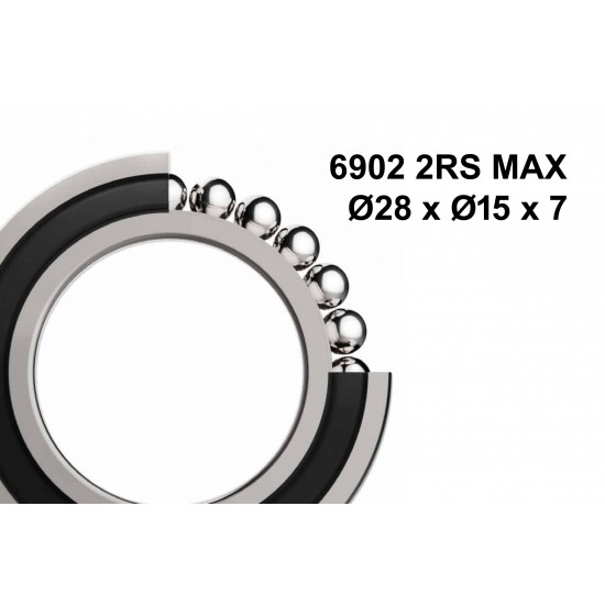 ELVEDES bearing, bicycle wheel hub 6902 2RS MAX 15x28x7 2020064