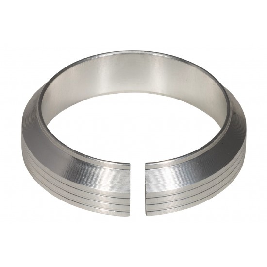 ELVEDES kormánycsapágy kompressziós kónuszos gyűrű villára villanyakra 1 1/8 36 fokos ezüst 8.4 mm 2020127