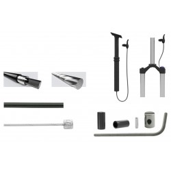 ELVEDES dedikált Dropper nyeregcső bowden, kábel és ultra flexibilis bowdenház szett fittingekkel 2021081