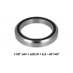 ELVEDES csapágy kormánycsapágy 1 1/8 zoll 41 x 30.15 x 6.5 mm 45° x 45° 2021130