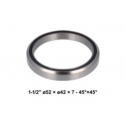 ELVEDES csapágy kormánycsapágy 1.5 zoll 52x42x7 mm 45°x45° 2022033