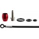 ELVEDES SRAM comp. brake hose 2m, banjo and pin and olive fittings, set 2023006