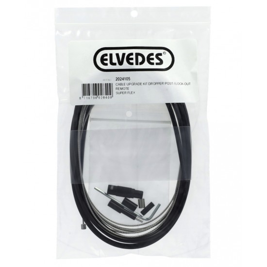 ELVEDES dedicated Dropper Lock-out seatpost super flex cable and housing set with fittings 2024105