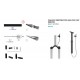 ELVEDES dedicated Dropper Lock-out seatpost super flex cable and housing set with fittings 2024105