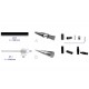 ELVEDES dedicated Dropper Lock-out seatpost super flex cable and housing set with fittings 2024105