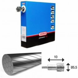 ELVEDES fék bowden, 100db, rozsdamentes, simított felület, alacsony surlódás, 1,5mmx2000mm szál, 5,5x10 fej Shimano, SRAM, Campagnolo 6411RVS-SLICK-BOX ELVEDES fék bowden, 100db, rozsdamentes, simított felület, alacsony surlódás, 1,5mmx2000mm szál, 5,5x10 fej Shimano, SRAM, Campagnolo 6411RVS-SLICK-BOX