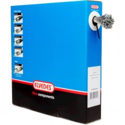 ELVEDES váltóbowden 100db, rozsdamentes, 1.1mmx2250mm szál, 4x4 mm fej, Shimano, SRAM, Campagnolo 6472RVS-BOX