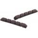 ELVEDES alloy rim brake pads for V-type brakes, 72 mm, with fixing pins 6805-CARD