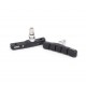 ELVEDES alu rim brake pads shoes, v-brake, trekking city touring bicycle, 72 mm, compound 6806-CARD