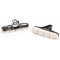 ELVEDES fékbetét alu cartridge fékpofa országúti kerékpár, alu felnis kerékhez fékfelülethez, Shimano, 55mm 1 pár, fehér kompozit 6835-CARD