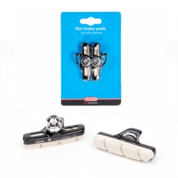 ELVEDES fékbetét alu cartridge fékpofa országúti kerékpár, alu felnis kerékhez fékfelülethez, Campagnolo, 55mm 1 pár, fehér kompozit 6836-CARD ELVEDES fékbetét alu cartridge fékpofa országúti kerékpár, alu felnis kerékhez fékfelülethez, Campagnolo, 55mm 1 pár, fehér kompozit 6836-CARD