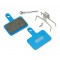 ELVEDES fékbetét tárcsafékhez organikus resin Shimano BR-M375 M415-M495 M515 M525 M575 C501 C601 C607 Tektro Auriga Draco Orion Aquila RST D-Power 1 pár 6854