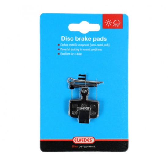 ELVEDES fékbetét tárcsafékhez medium fém karbon keverék SRAM AVID Elixir XX X0 World Cup Via GT HP4000 e-bike 6890MC