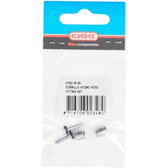 ELVEDES 2x pin and olive connection set for hydraulic brake hose, 2x FORMULA CP2019135