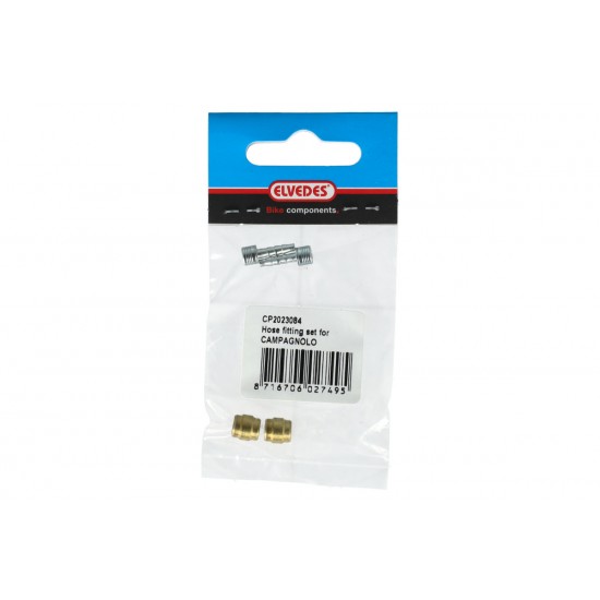 ELVEDES 2x pin and olive connection set for hydraulic brake hose, 2x CAMPAGNOLO CP2023084