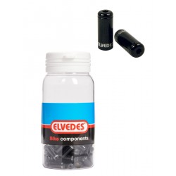 ELVEDES bowdenház vég- zárókupak aluminium tömítéssel, fekete, 4.2mm 50db ELV2012008