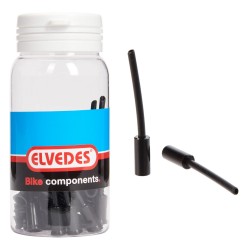 ELVEDES bowden ház fitting fekete műanyag vég vezető 5 mm 50 darab ELV2012106 ELVEDES bowden ház fitting fekete műanyag vég vezető 5 mm 50 darab ELV2012106