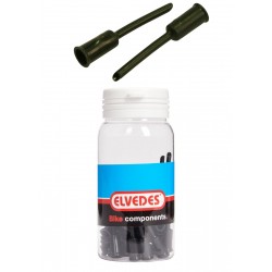 ELVEDES bowden ház fitting fekete műanyag vég vezető 4.2 mm 50 darab ELV2012107